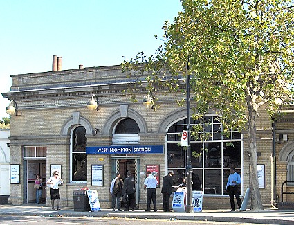 West Brompton Train Station, London